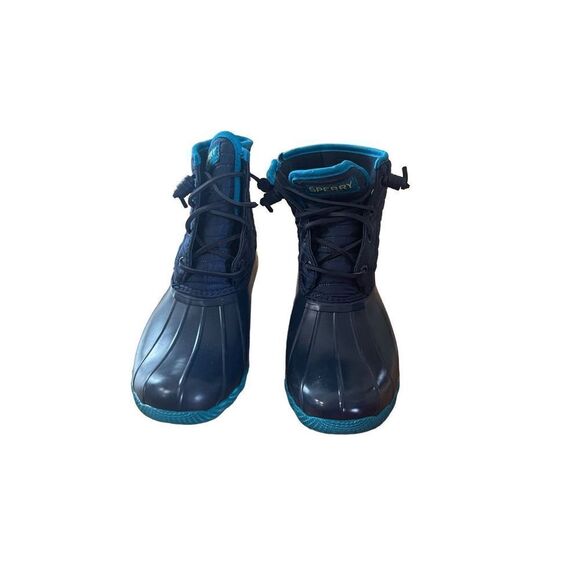 Sperry Womens Navy Blue Top Sider Saltwater Puff Duck Rain Boot STS86707 Size 8 - Picture 5 of 7